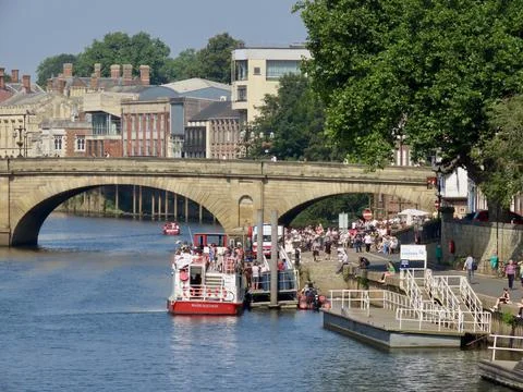 River Ouse in York Stock Photos