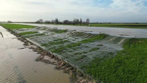River Overtopping Stock Footage 260409450