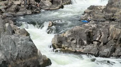 River paddle - HD Stock Footage 12524612