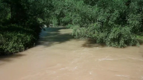 River pan 库存影片 715342