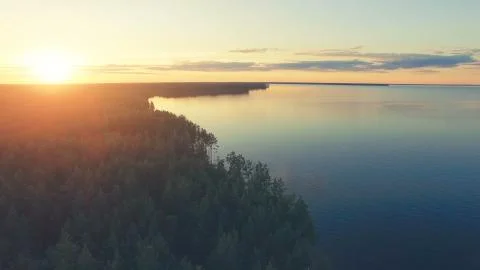 River panorama. Stock Photos