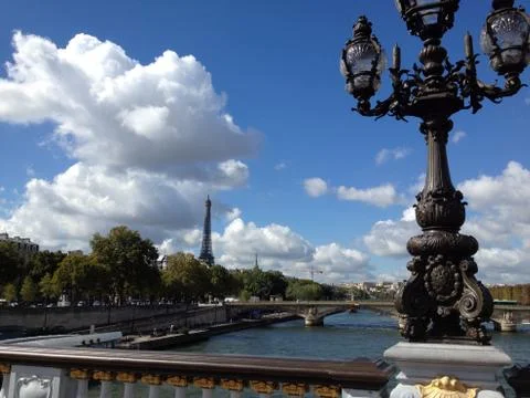 River of Paris Stock Photos