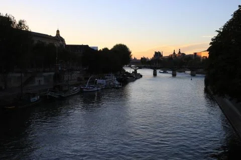 River paris Stock Photos
