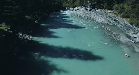 River Parvati Flowing through the Mysterious Parvati valley of India Stock Footage 164701718