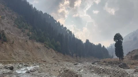 River passing through hills Stock Footage 320216915