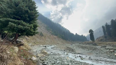 River passing through hills Stock Footage 320216920