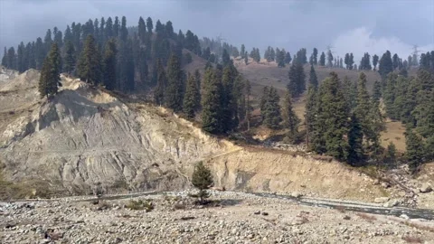 River passing through hills Stock Footage 320217051