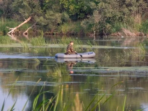 On the river Stock Photos