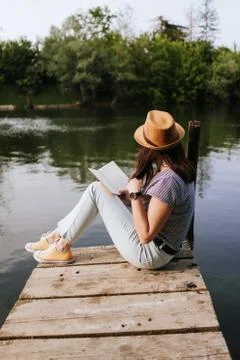 By the river Stock Photos