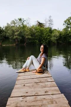 By the river Stock Photos