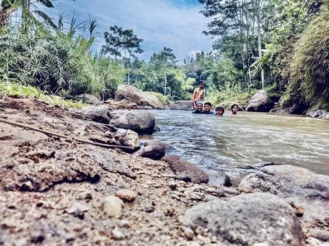 The river 스톡 사진