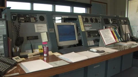 River Pilots operating quarters Stock Footage 56776731
