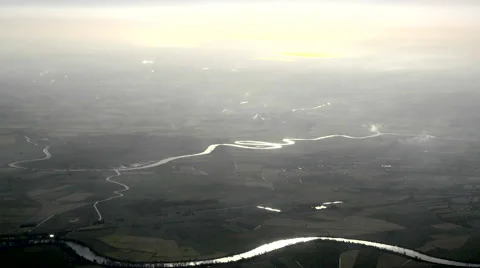 River on the plain Video stock 61915945