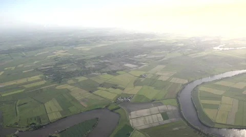 River on the plain Video stock 61924495