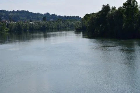 The river Po Stock Photos