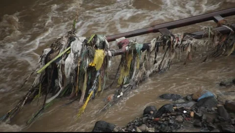 River polution 1 Stock Footage 5505563