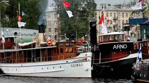 River port Stock Footage 10747971