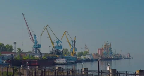 River port Stock Footage 226954682