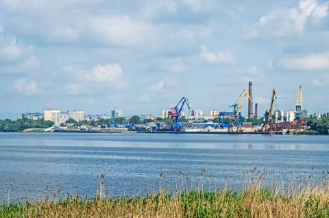 River port Stock Photos