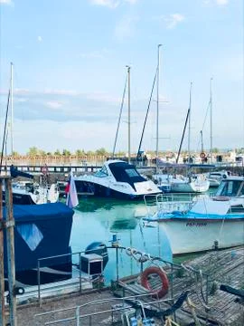 River  port Stock Photos