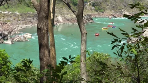 River Rafting Stock Footage 240984532