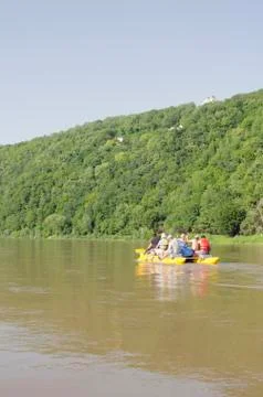 River rafting Stock Photos