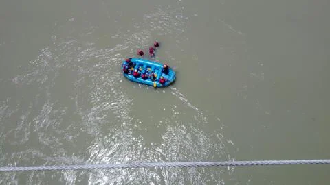 River Rafting in Rishikesh is an experience that will get your pulse Stock-Fotos