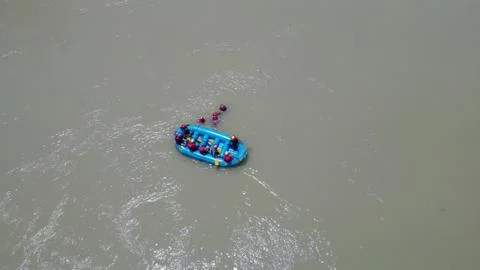 River Rafting in Rishikesh is an experience that will get your pulse Stock-Fotos