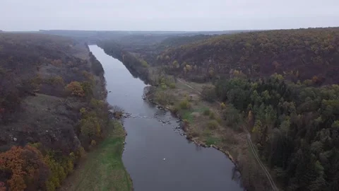 River rapids. Autumn. Stock Footage 143506014