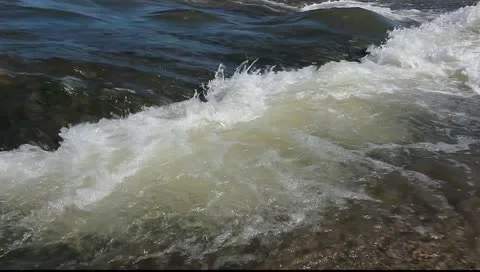 River rapids close up Stock Footage 11137116