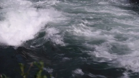 River with rapids Stock Footage 92365648