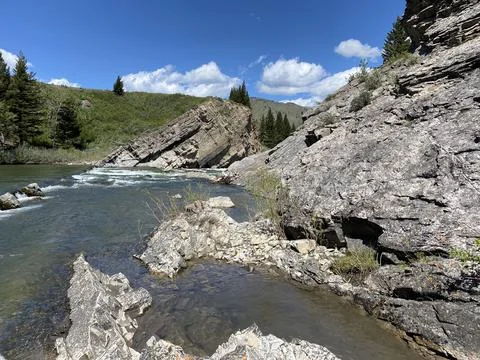 River rapids Foto stock