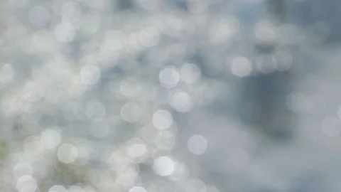 River rapids shine at bright sunlight bokeh slow motion Stock Footage 121832700