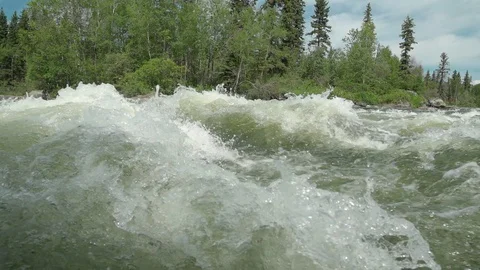 River rapids in slow-motion 스톡 동영상 88300084