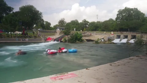 River Recreation Timelapse Stock Footage 79459548