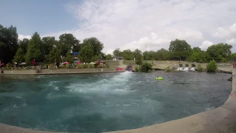 River Recreation Timelapse Stock Footage 79459587