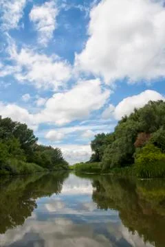River reflections Stock Photos