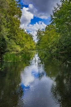 A river in remote wild places Stock Photos