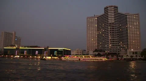 River Restaurant Stock-Footage 9025993