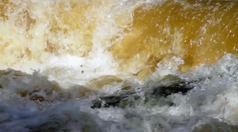 River rift in the spring Stock Footage 10952884