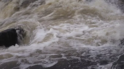 River Rock CU Video stock 5090428