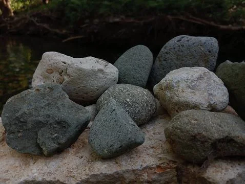 River rock Stock Photos