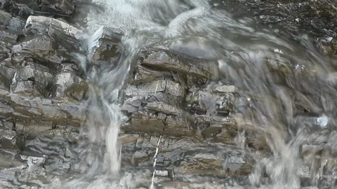 River rocks and sedimentation processes Stock-Footage 330798794
