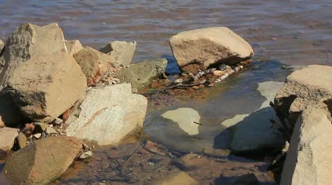 River rocks Stock-Footage 11058680