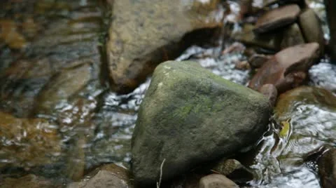 River rocks 스톡 동영상 12625659