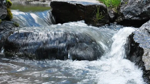 River With Rocks Stock Footage 39681358