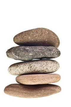 River rocks Foto stock