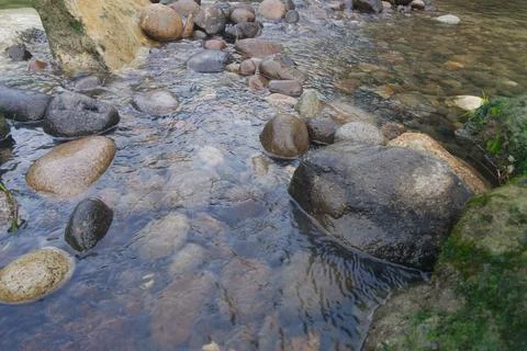 River rocks Stock Photos