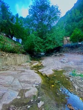 The river with rocks Stock Photos