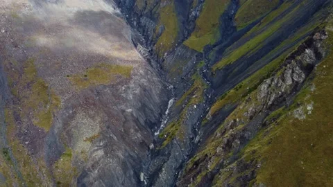 River on the rocky mountainside Stock Footage 237867522